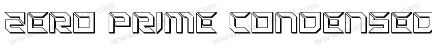 Zero Prime Condensed字体转换